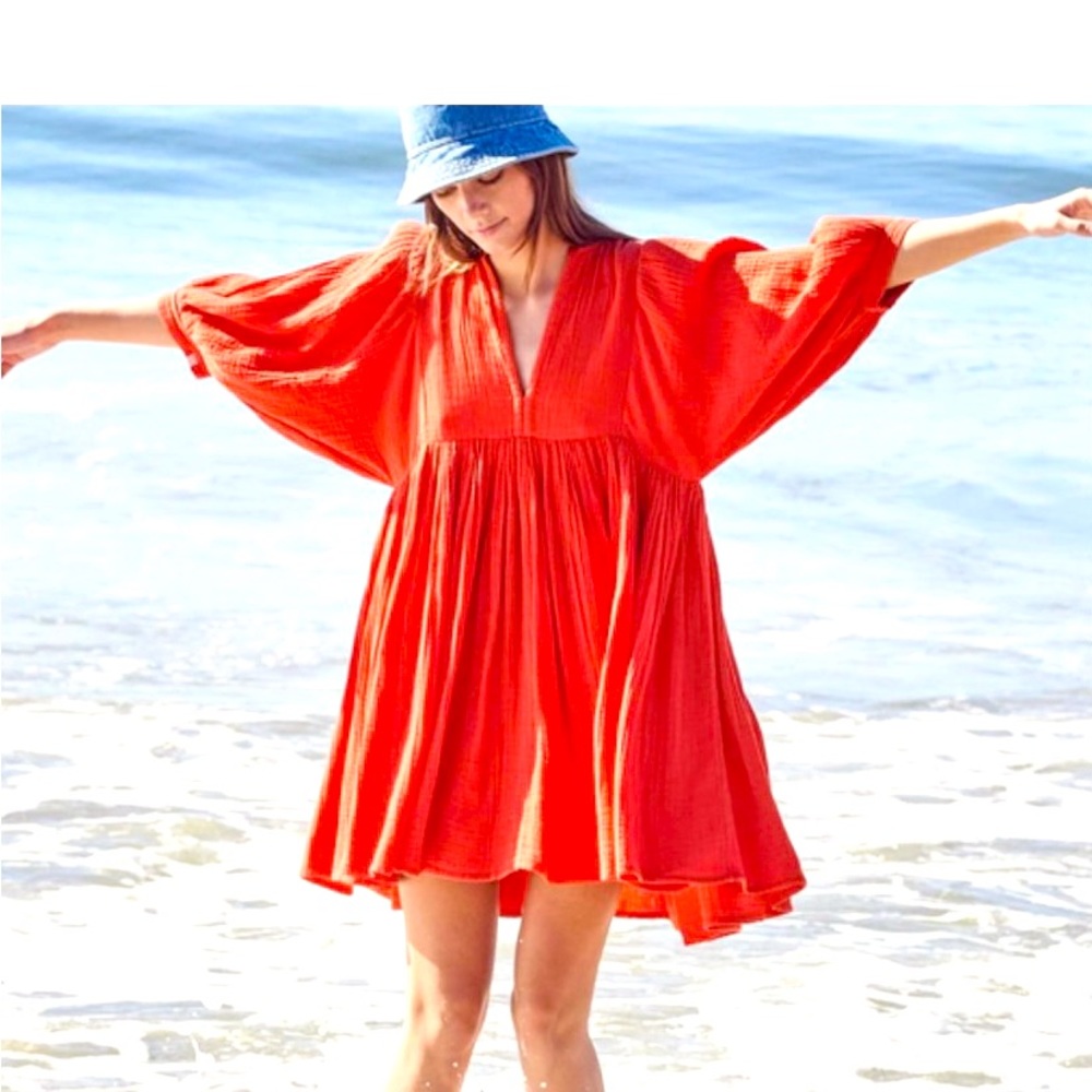Sundry boho tunic mini dress size1